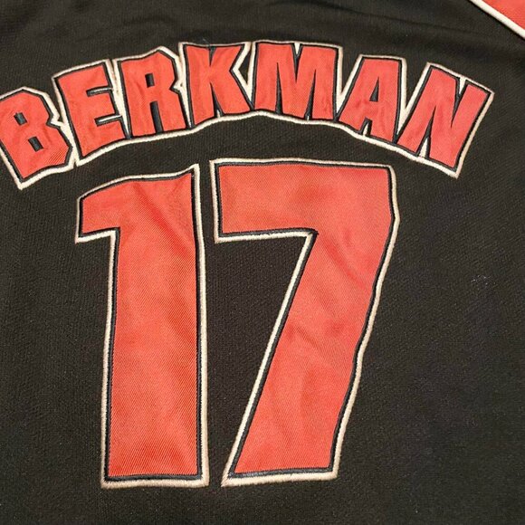 Vtg True Fan MLB Houston Astros Lance Berkman 17 Button Up Jersey Size XL - Picture 16 of 16